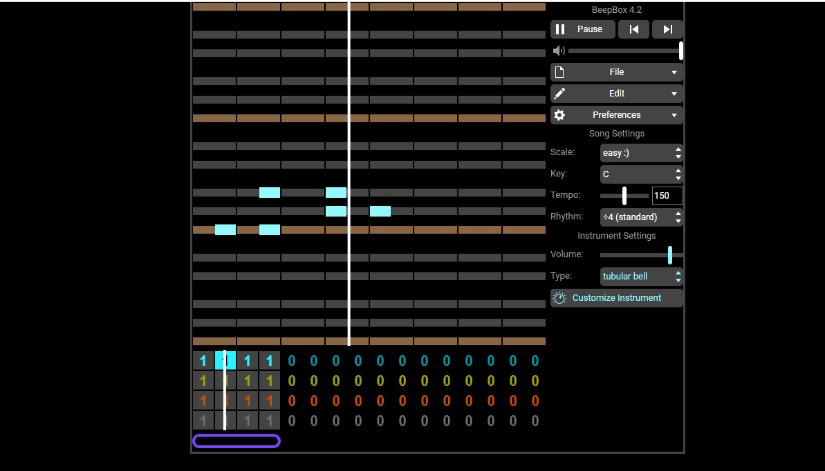 Beepbox screenshot