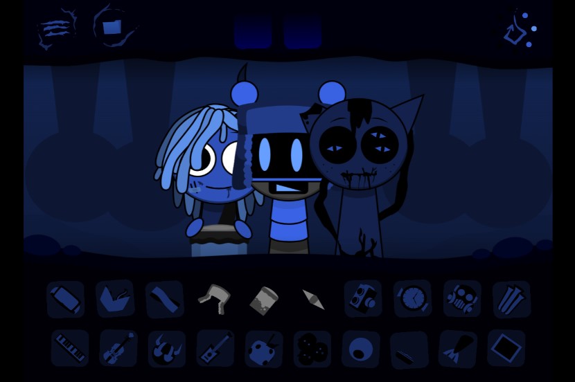 Sprunki Blue screenshot